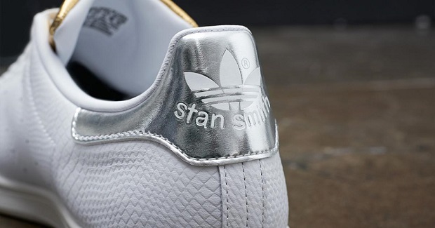 stan smith croco Gris homme