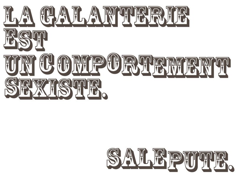 Vulgarité payante.