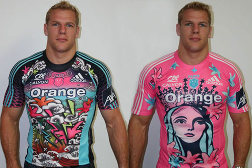 Le maillot rose du Stade Français