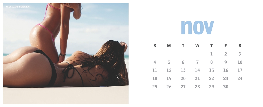 Calendrier Miss Reef 2012