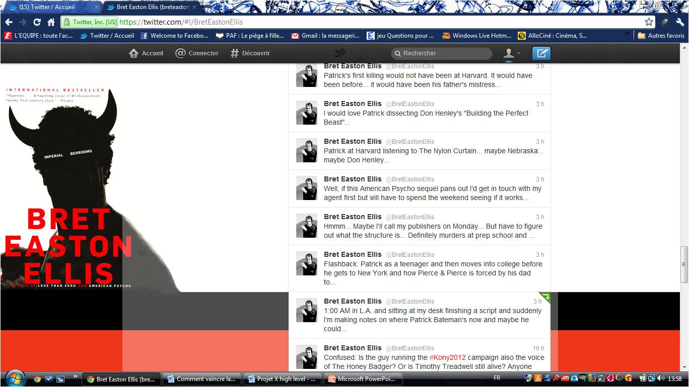 Bret Easton Ellis Timeline