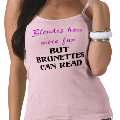 Brunettes can read