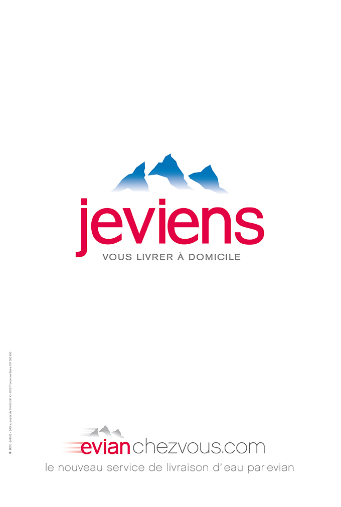 Livraison à domicile eau Evian je viens