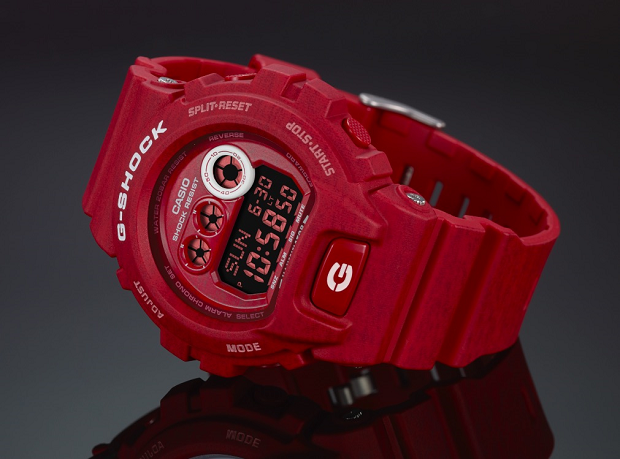 Red Gshock HEATHER 