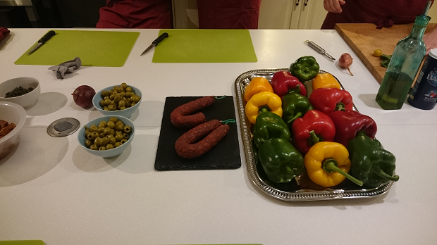 Roc de Calon découpe du chorizo