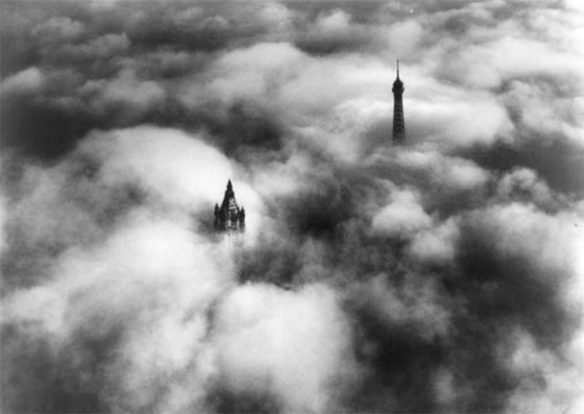 Woolworth & Tour Eiffel la tête dans les nuages