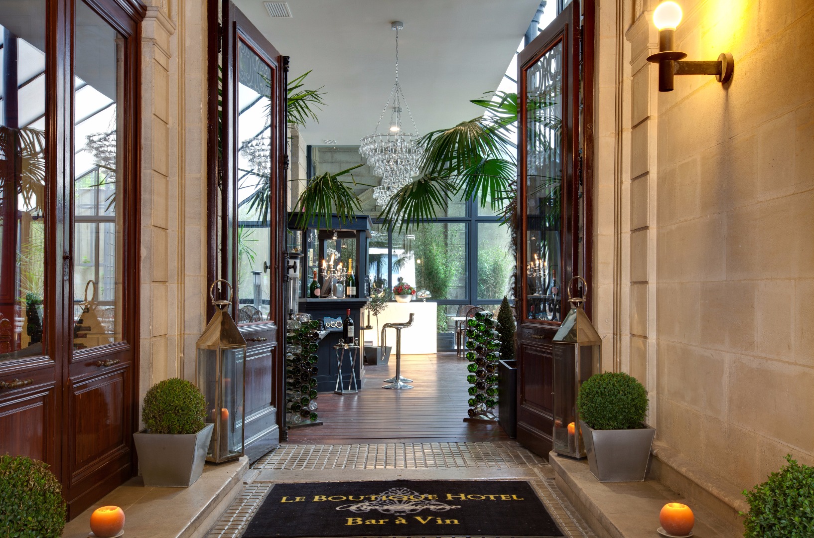 Boutique hôtel Bordeaux entrée