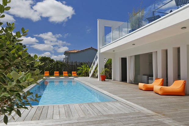 Villa St Barth piscine Andernos les bains