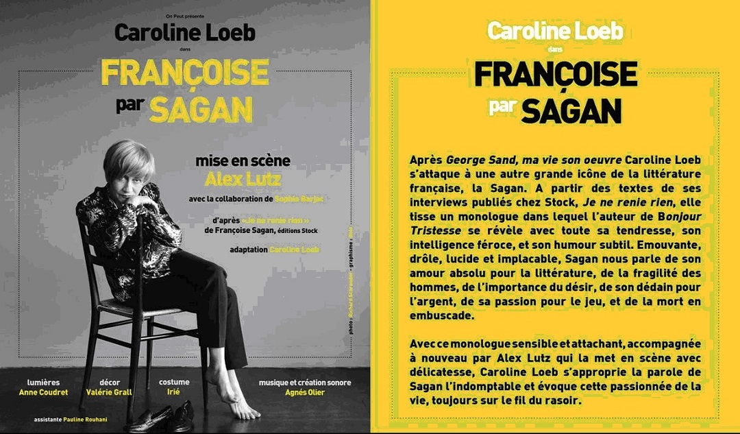 Caroline Loeb Françoise par Sagan