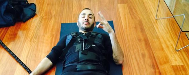 Electrostimulation sport Benzema