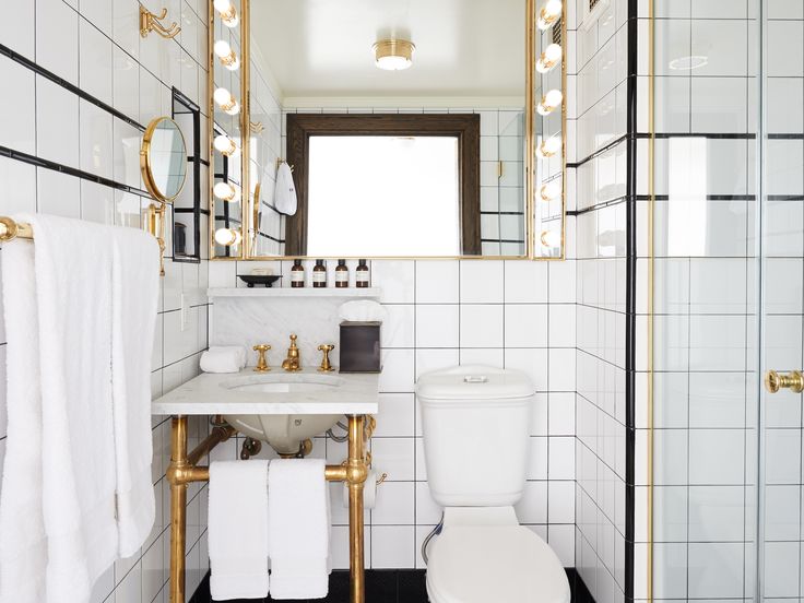 La salle de bain du Ludlow Hotel