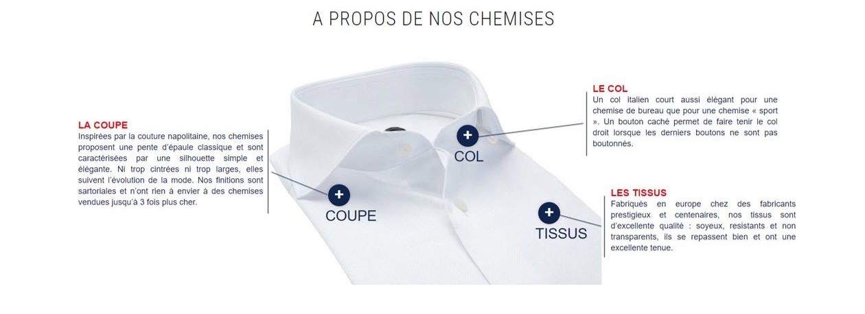 chemise première manche
