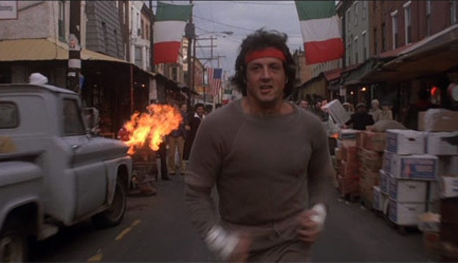 Rocky sweat training