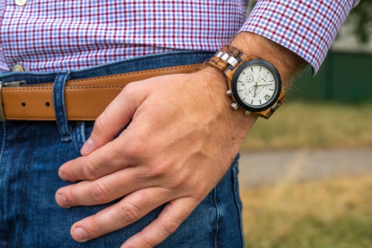 montre en bois épinette Nordic Wood
