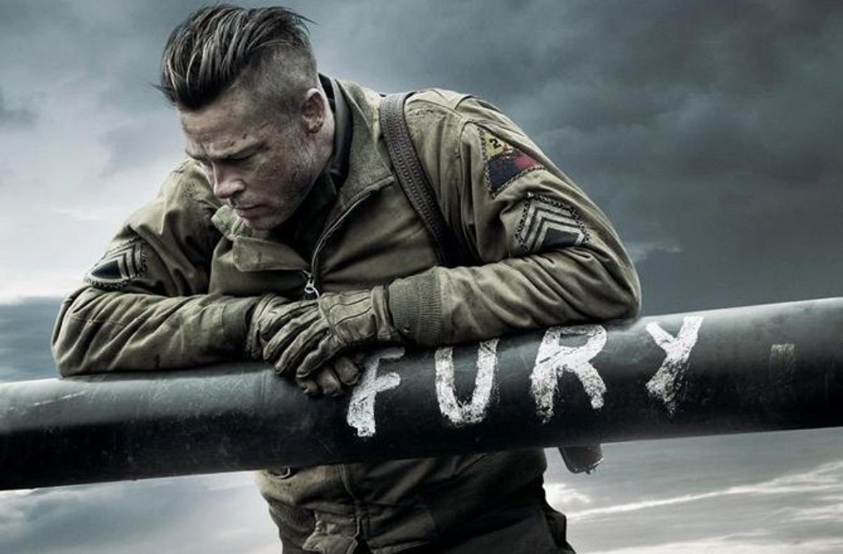 brad pitt dans Fury