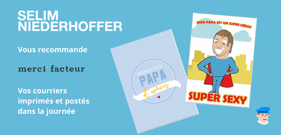 envoyer carte postale merci facteur