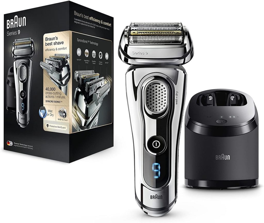 Braun Series 9 PRO+ 9567cc rasoir électrique avec station de nettoyage et  de recharge