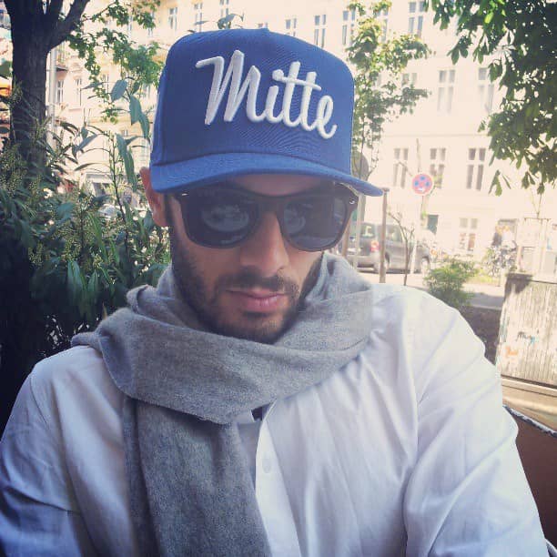 casquette bleue Berlin