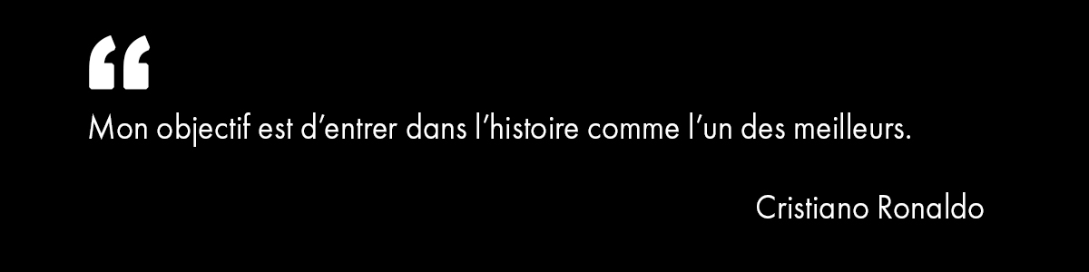 citations Ronaldo objectif ambition